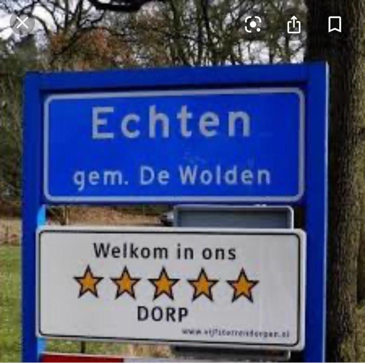 5 Sterren Guesthouse De Drentse Droom, op unieke locatie! Echten  Buitenkant foto